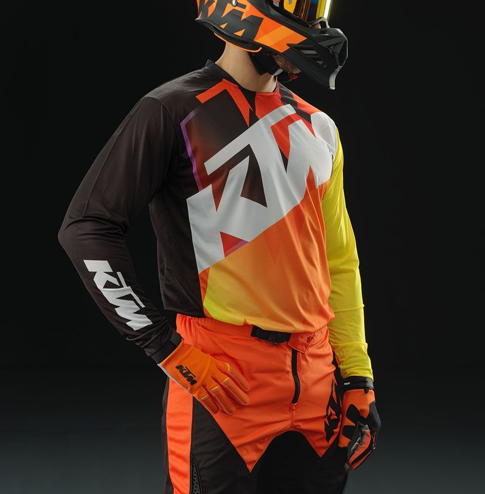 CAMISETA POUNCE JERSEY KTM NEGRO/AMARILLO - Imagen 4