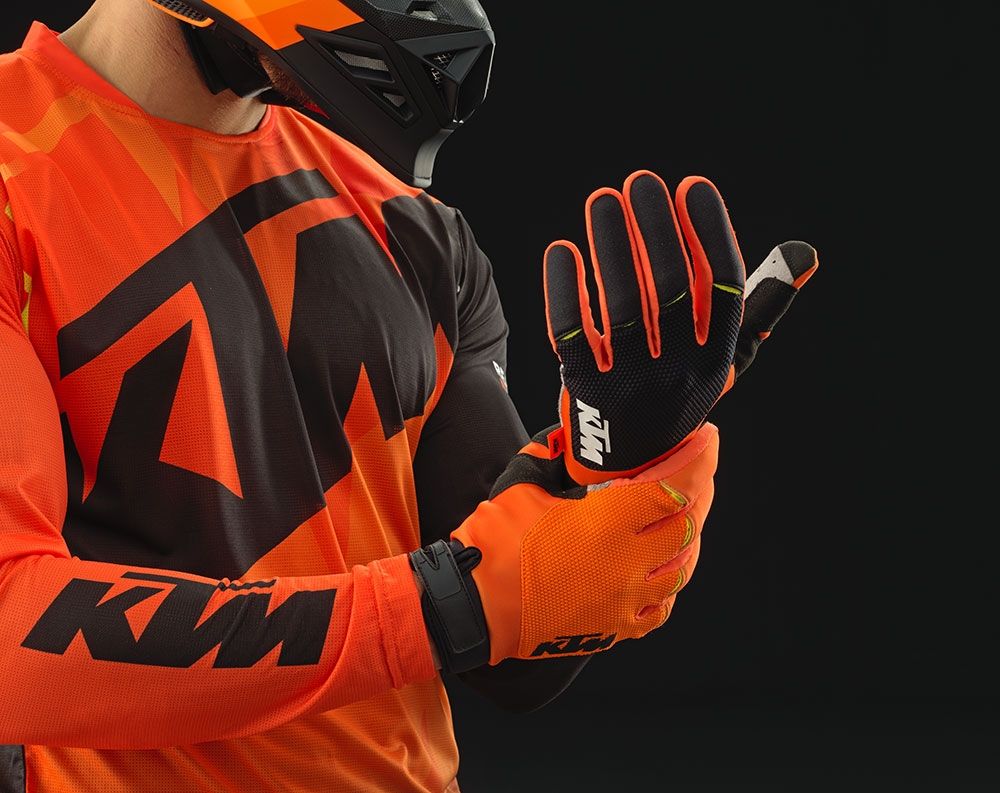 GUANTES KTM POUNCE NARANJA / NEGRO - Imagen 2