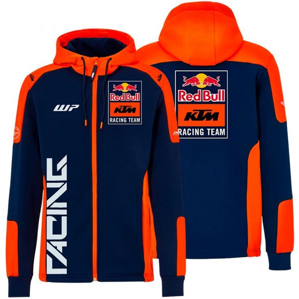SUDADERA KTM RED BULL REPLICA TEAM ZIP HODDIE